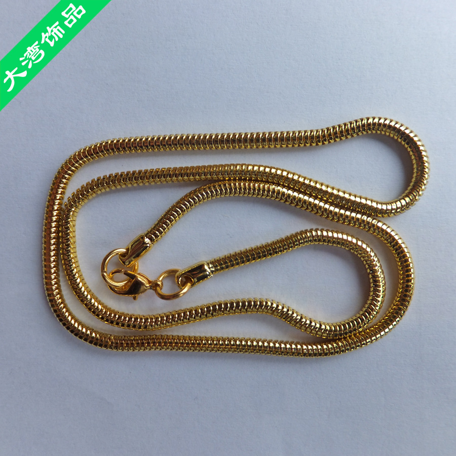 厂家生产直销不锈钢圆蛇链 蛇骨链条批发长度可定做 量大从优示例图6