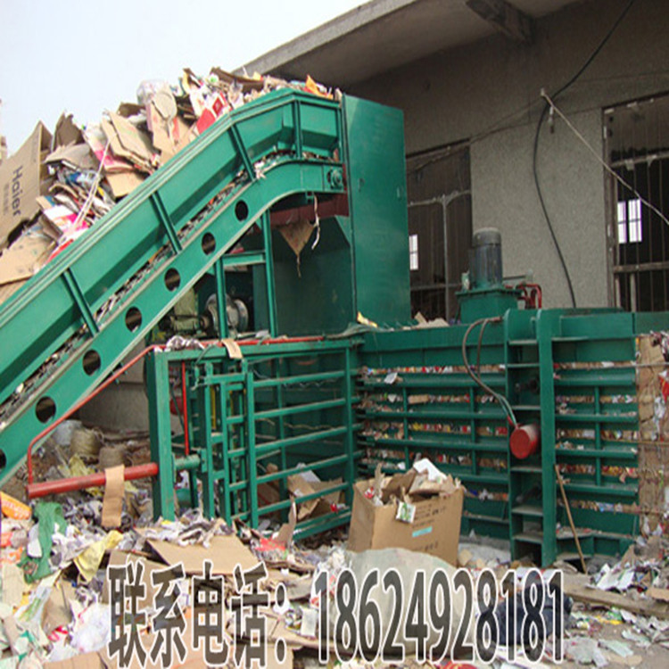 垃圾处理站废品打包机厂家 环保节能型卧式打包机 欢迎您的选购示例图5
