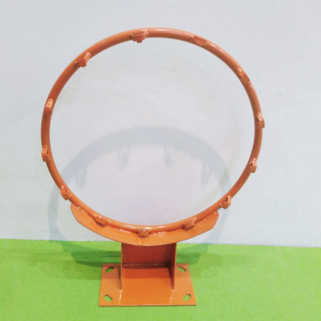 专用篮球框实心篮圈 壁挂式弹簧篮框 成人篮板篮筐加工定制