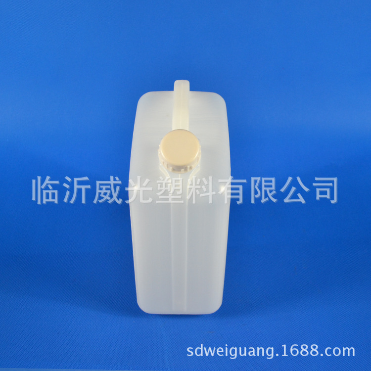 白色5L方形塑料方桶|手提5公斤塑料酒桶油桶水桶|食品级5升塑料桶示例图5