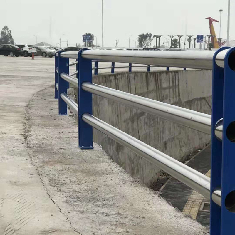 厂家定制201不锈钢复合管栏杆 河道隔离围栏不锈钢桥梁护栏示例图10