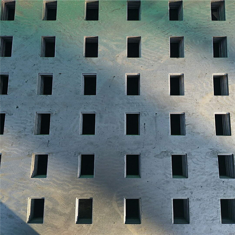 瓷砖展式架冲孔板    长方孔陶瓷展架厂家  德州市挂大砖穿孔板示例图6