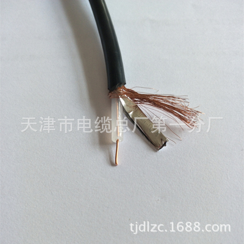 铜芯视频线SYV75-5同轴电缆 电视 监控视频信号电缆示例图9