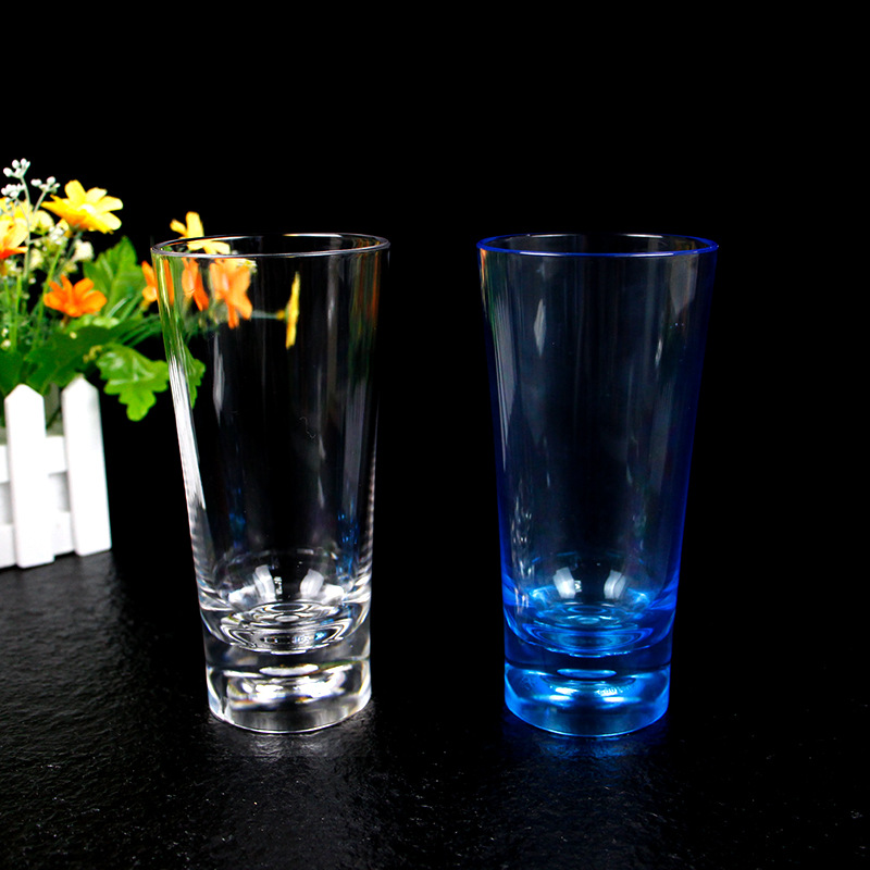 厂家直供PC透明塑料水杯14oz仿玻璃塑料果汁杯420ml塑胶不碎杯示例图9