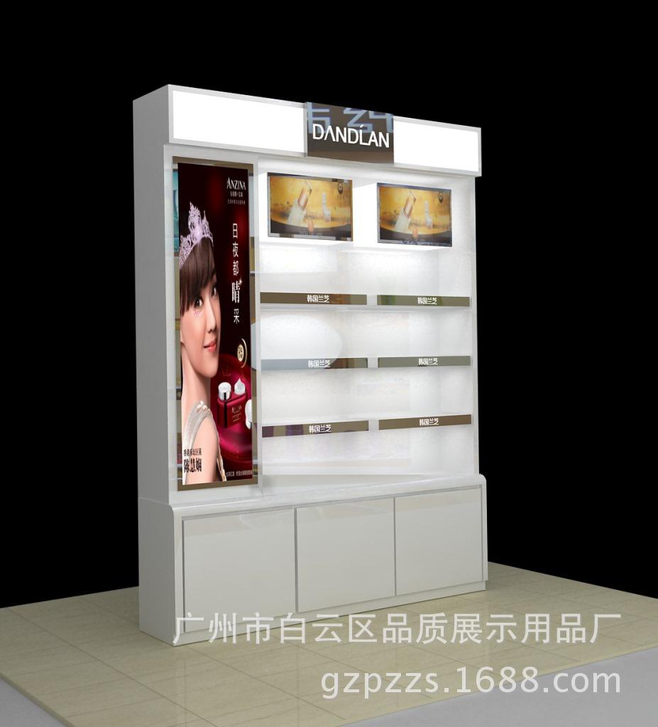 PZ- BG-107供应化妆品展示柜 背柜前柜 精品展示柜 专业展柜示例图15