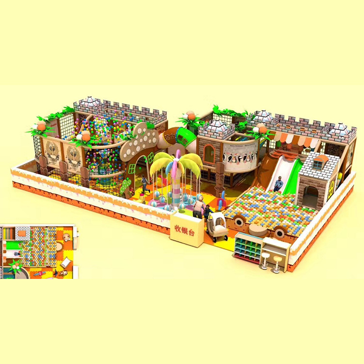淘气堡森林系列儿童游乐场主题乐园商场幼儿园小型乐园组合设备示例图3