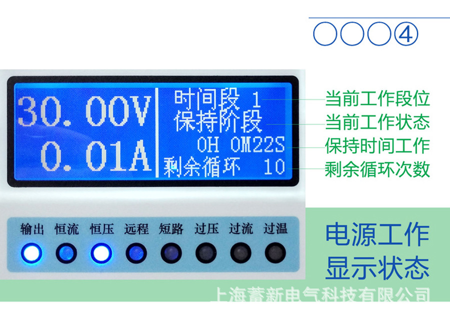 厂家提供机架式安装 0-120可调程控稳压直流电源 直流可编程电源示例图18