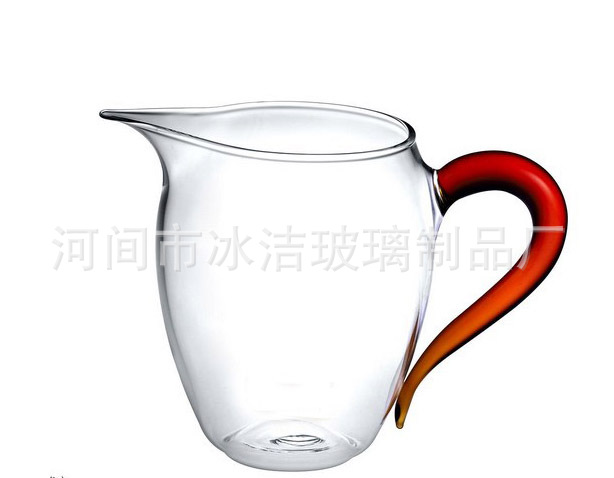 耐热玻璃茶具 加厚大龙胆茶海 茶道450ml 透明耐热玻璃公道杯示例图7