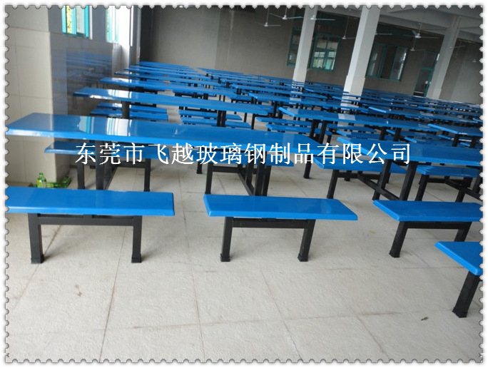 餐厅餐桌椅学生员工食堂餐桌椅组合6人长条凳示例图26