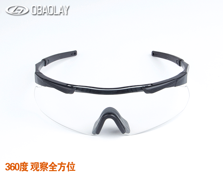 厂家直销欧宝来 盾弧抗冲击野战骑行户外眼镜 防风镜 护目镜示例图8
