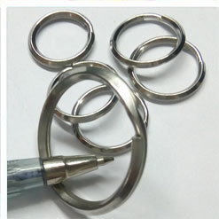 大量生产钛合金钥匙圈 钥匙环 28mm平面圈 钛合金登山扣 欢迎订购示例图6