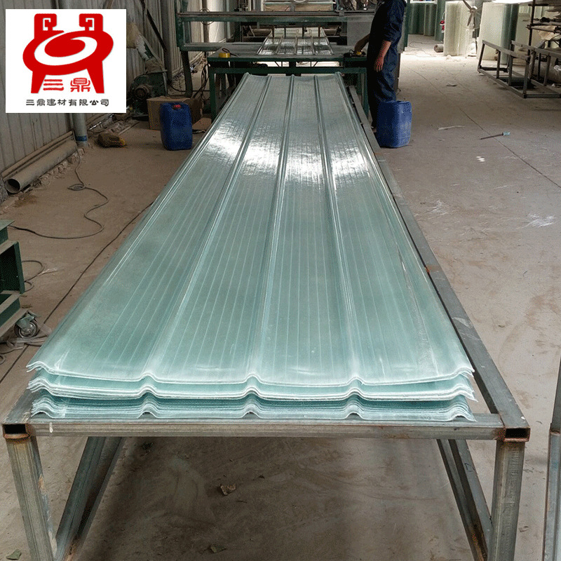 采光板平板阳光板透明1m宽1.2厚玻璃钢瓦FRP亮瓦防腐脊瓦1.5m阻燃示例图14