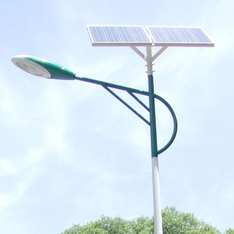 雄安新区6米80瓦路灯led太阳能 10米路灯杆广场led灯	 锂电一体化路灯