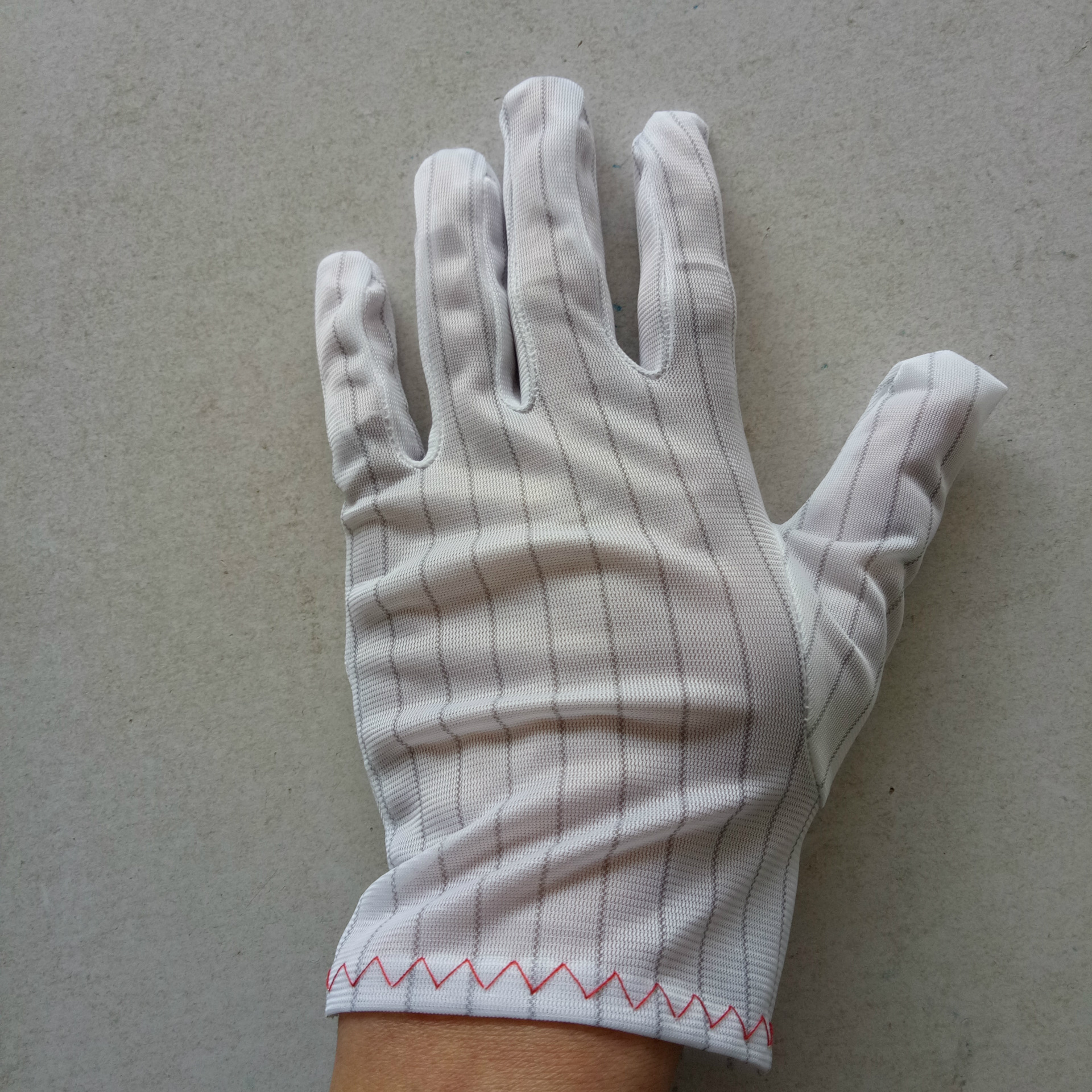 防静电双面条纹手套（长度22公分）示例图34