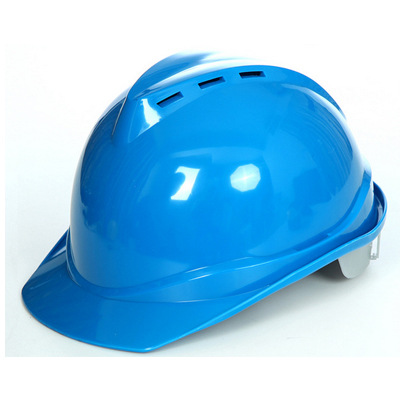 代尔塔防砸绝缘安全帽 工业安全帽 蓝色作业安全帽厂家直销示例图1