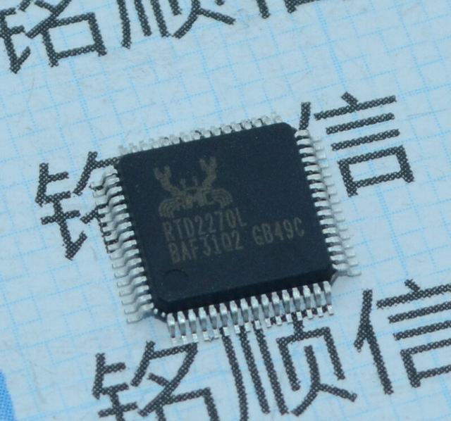 RTD2270L-GR液晶驱动芯片QFP64出售原装深圳现货欢迎查询