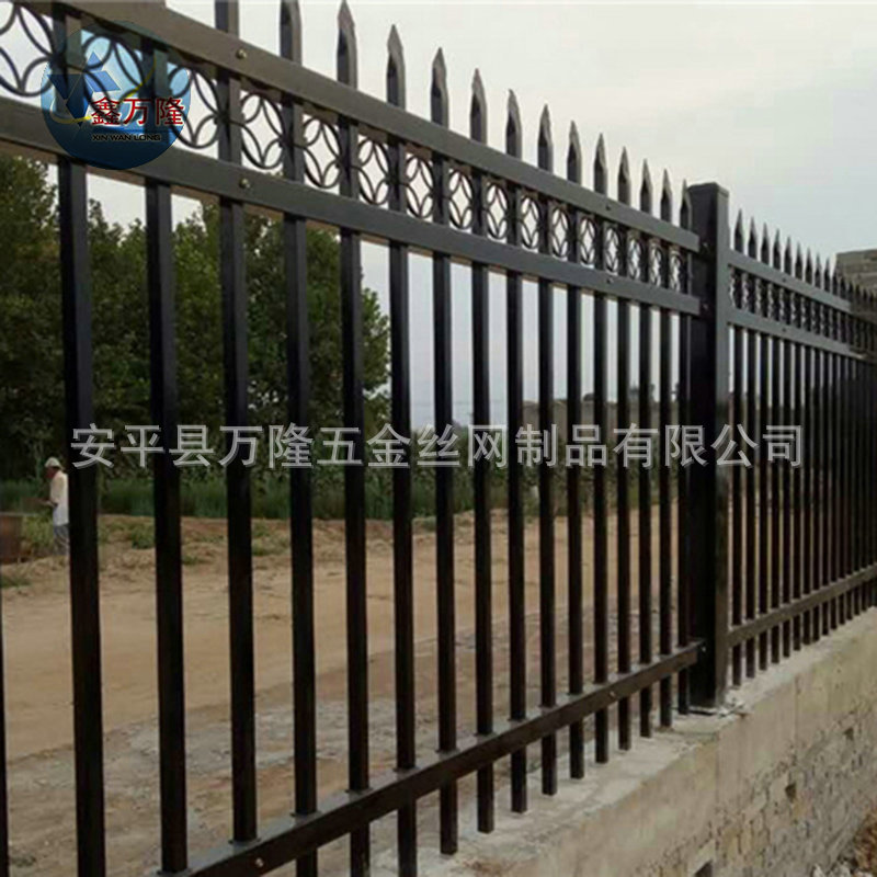 厂家批发社区锌钢护栏 专业生产社区围墙护栏 小区护栏示例图12