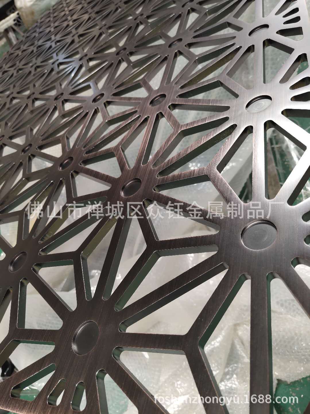 厂家直销 工装实心铝板雕刻屏风专业雕刻厂家示例图9