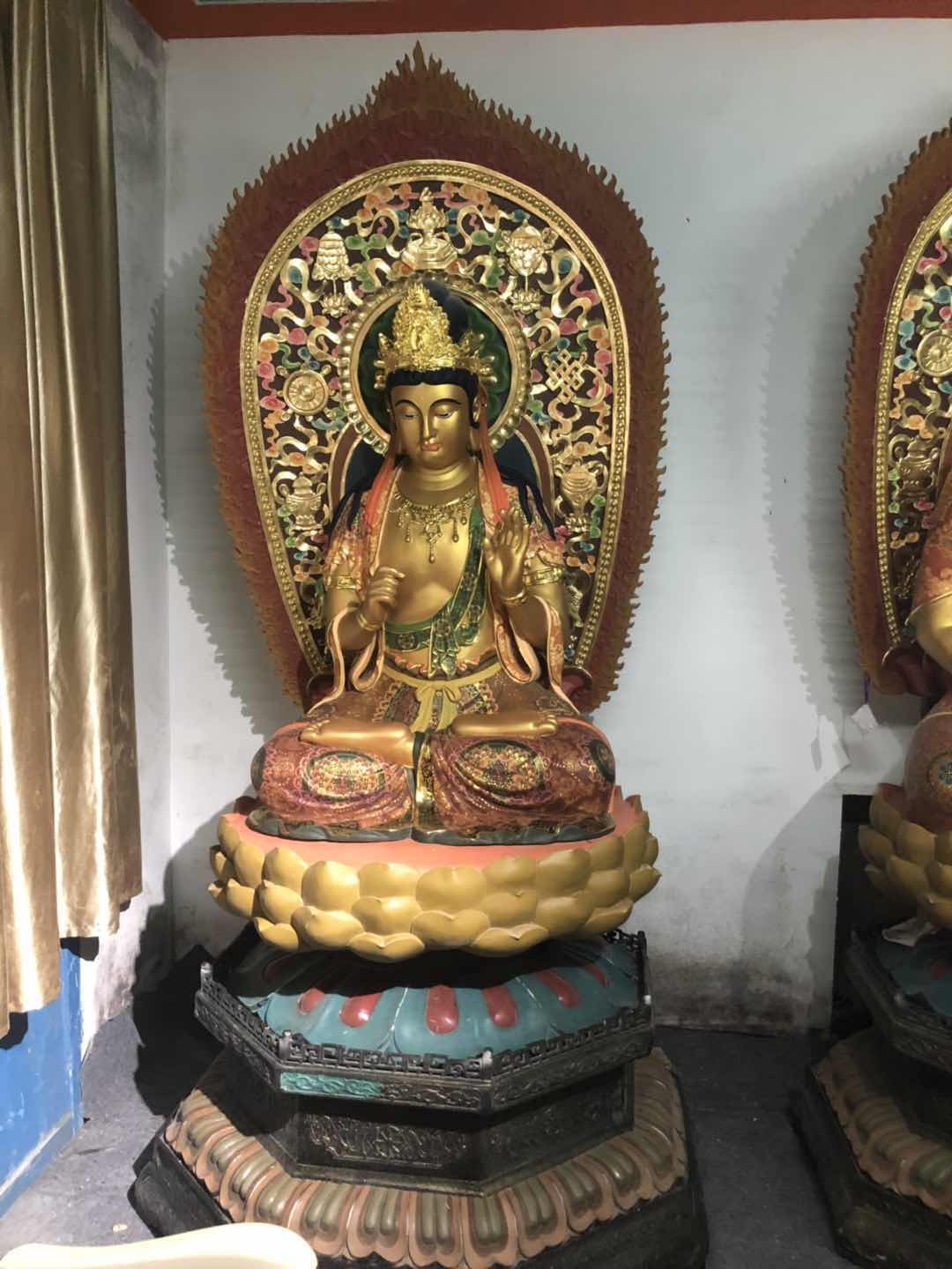 佛像 优质佛像厂家订制彩绘西方三圣佛像 站像西方三圣佛像 坐像西方三圣佛像