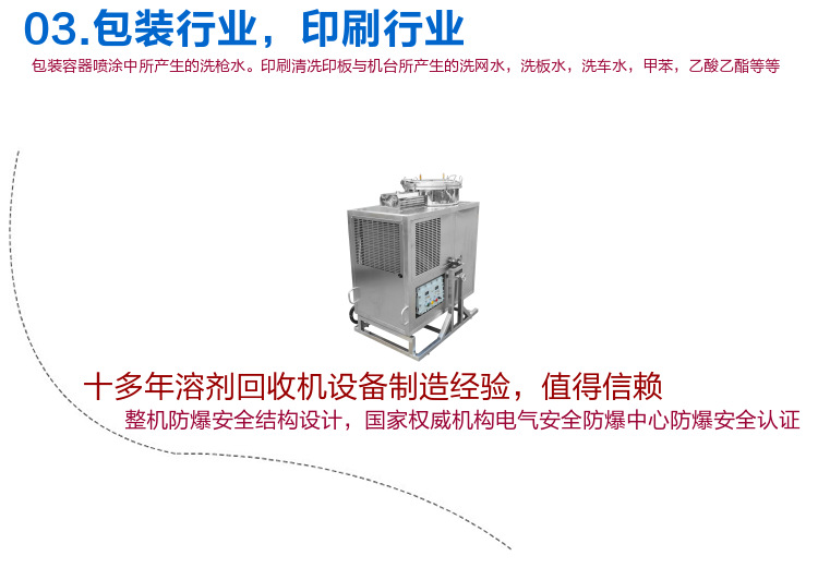 高效节能油漆化工溶剂处理设备 防爆数控型溶剂回收机示例图8