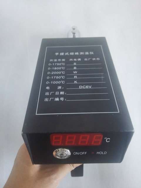 W330金属溶液快速热电偶使用测温仪智能数显钢水铜水测温仪