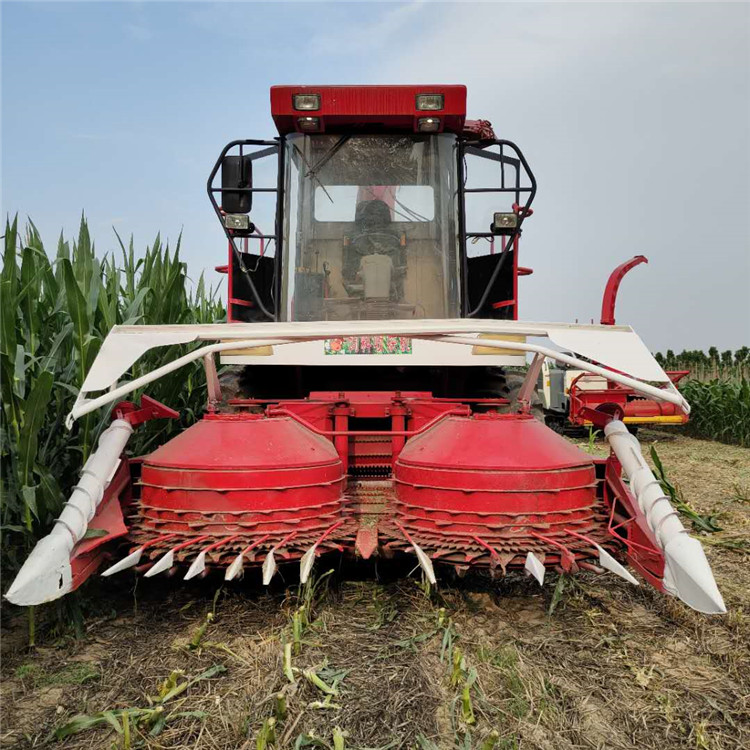 厂家批发供应 秸秆青储机玉米收割机 多种型号皇竹草收割机 龙翔示例图22