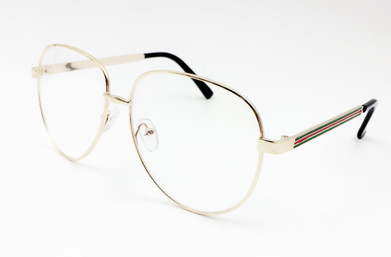 2016新款女眼镜框明星同款飞行员式蛤蟆镜光学眼镜架防辐射平光镜示例图10