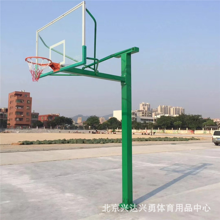 北京篮球架厂价直销 成人儿童升降式篮球架 钢化玻璃篮球架批发示例图7