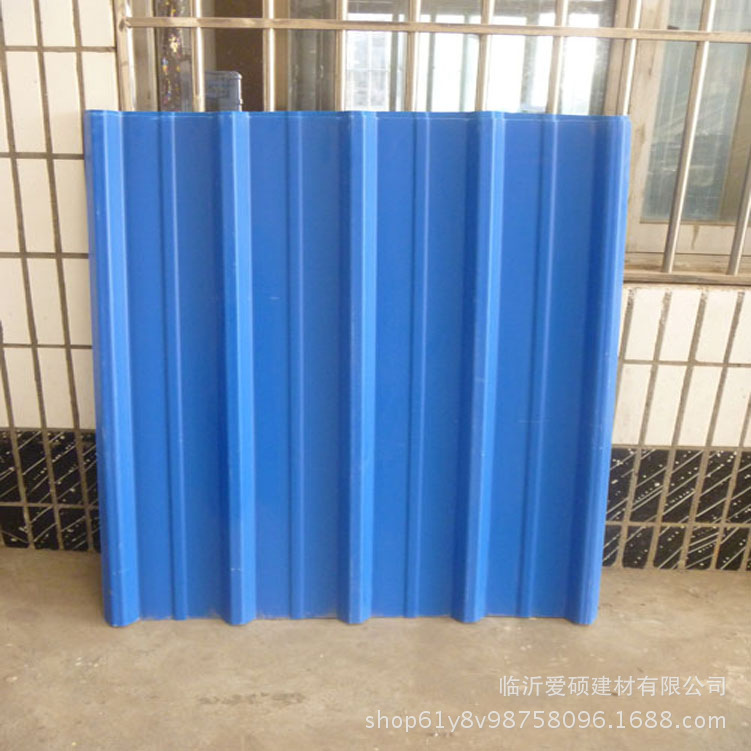 连云港塑钢瓦价格 PVC阻燃瓦规格 PVC防腐屋面瓦工程图片示例图5