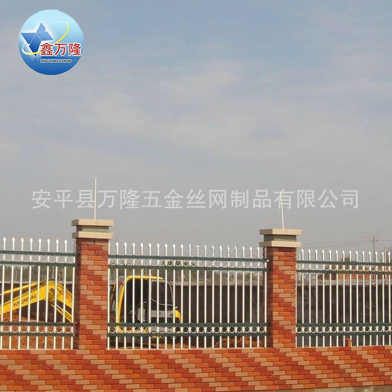 铁艺锌钢护栏围墙栏杆 防锈围墙锌钢铁艺护栏 锌钢护栏示例图10