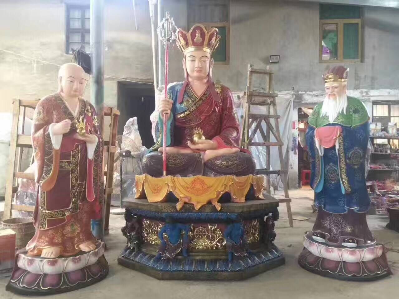 佛像 本厂专业生产精品铜雕地藏王佛像 坐像地藏王佛像 树脂地藏王菩萨