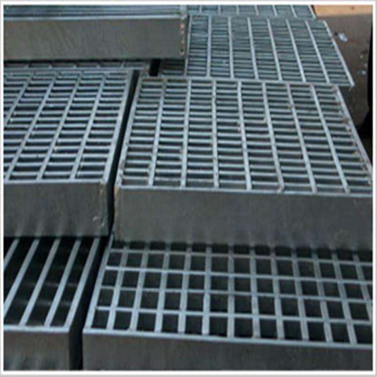 钢格板网片  踏步板钢格栏  平台钢格板     热镀锌钢格板厂家示例图7