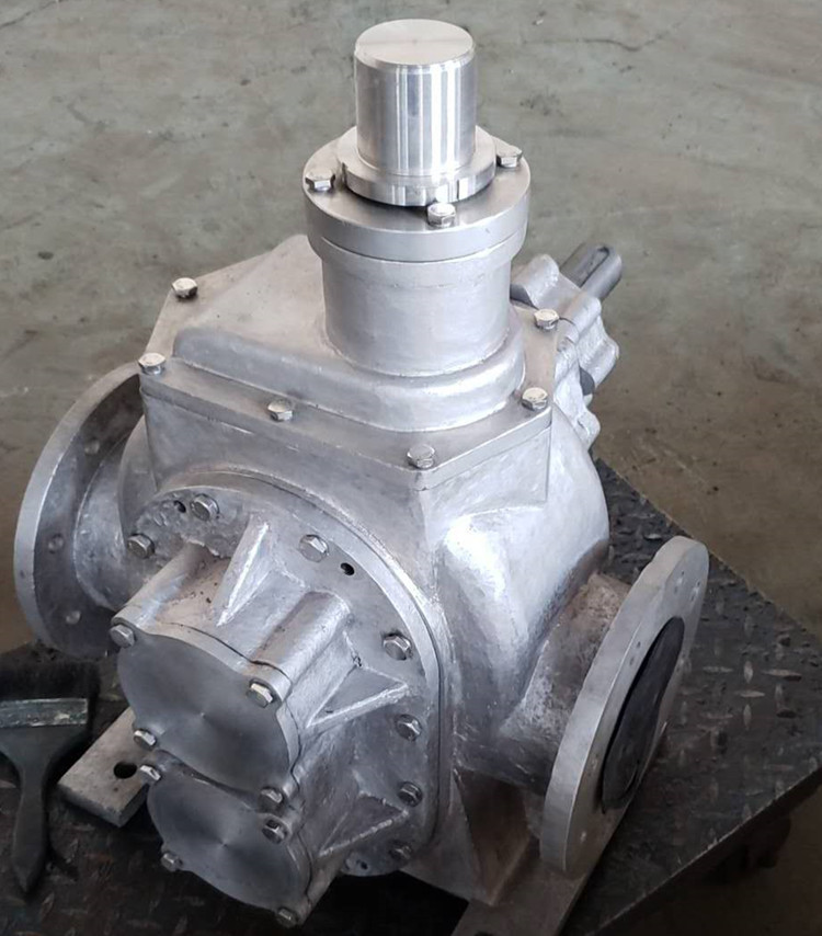 森鑫厂家直销KCB-1200大流量不锈钢齿轮泵 卧式高粘度高温齿轮泵示例图1