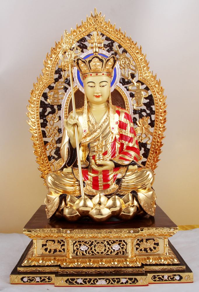 佛像 本厂专业生产精品寺庙地藏王菩萨佛像 穿袈裟地藏王菩萨 极彩地藏王佛像