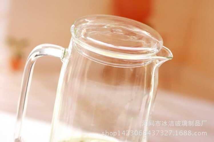 正品夏日果汁杯 冷水壶大容量耐高温玻璃茶壶加厚品质凉水杯示例图23