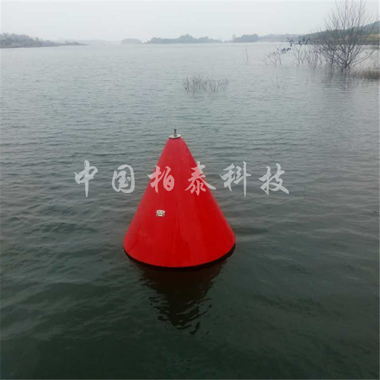 丽江水面红色浮标展示 通航警示浮标 水上保护区警示标志浮筒示例图4
