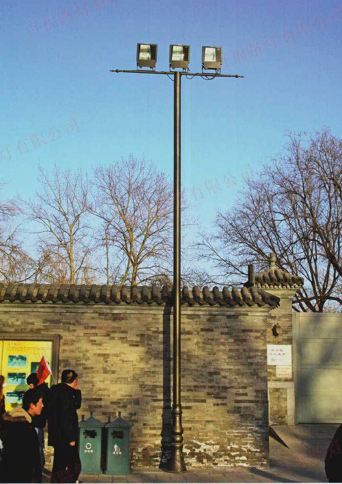 厂家定制12米高杆灯 户外防水防雷体育篮球场灯 广场球场灯路灯杆示例图18
