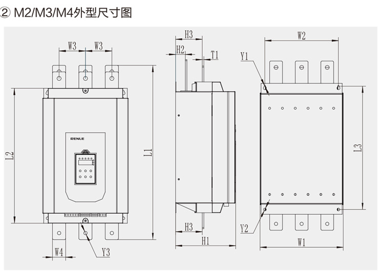 软起动器30KW电机软启动器SSD1-54-E 上海雷诺尔通用型软起动示例图7