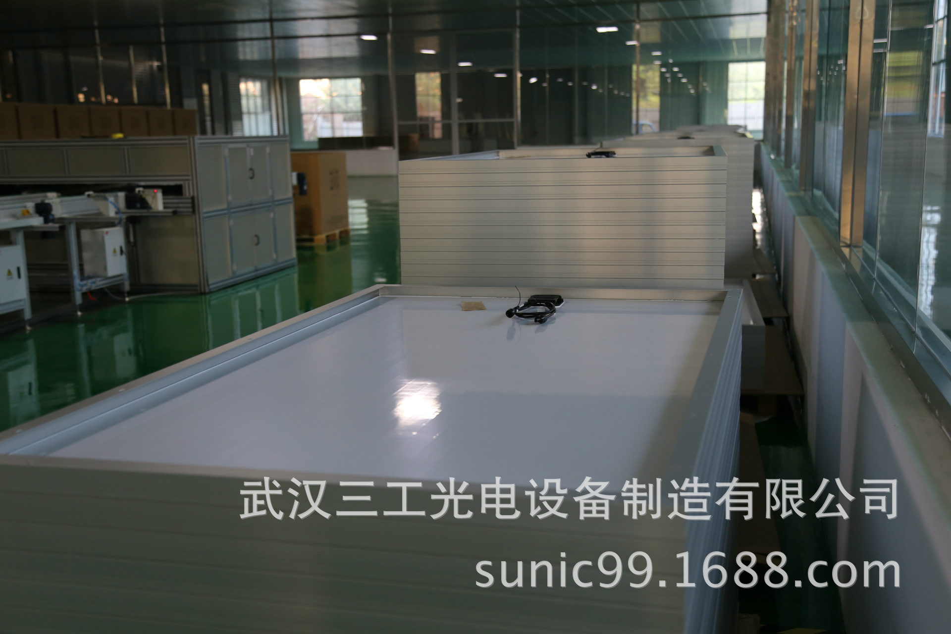 海南省太阳能路灯电池板生产设备|自动化光伏组件生产线示例图11