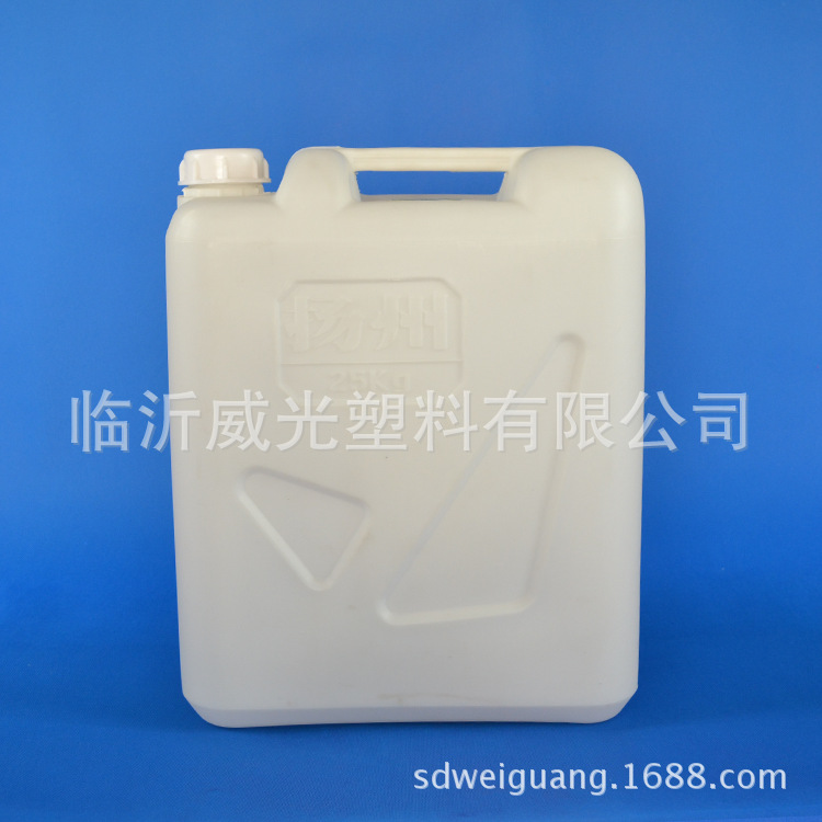WG25L-5 扬州桶 食品级塑料扁桶 化工桶 50斤家用水桶 扬州酒桶示例图3