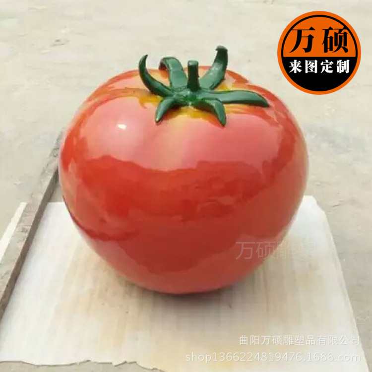 现货玻璃钢瓜果蔬菜雕塑西红柿番茄雕塑种植园采摘园雕塑装饰摆件示例图8