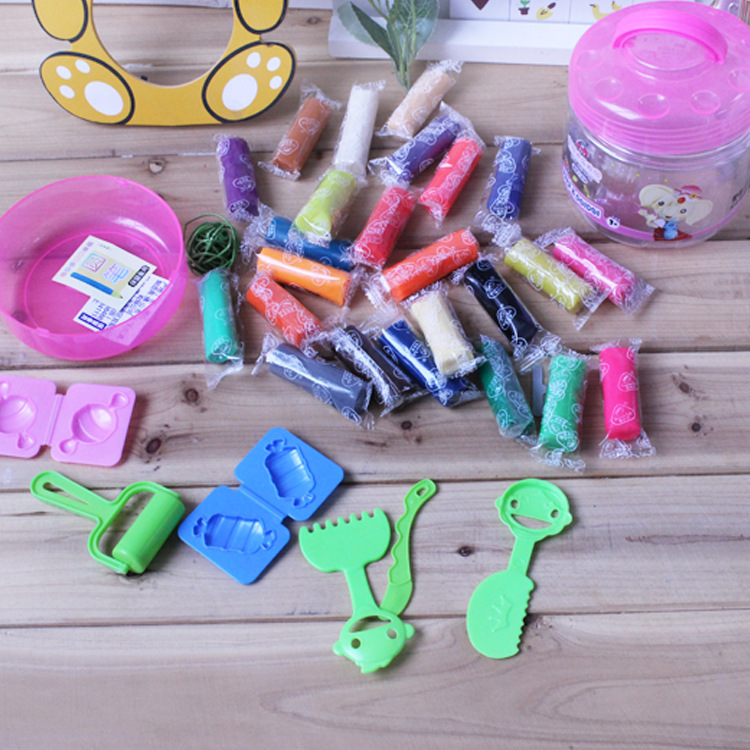 24色彩泥模具套装儿童益智DIY玩具环保无毒橡皮泥小朋友礼品图片