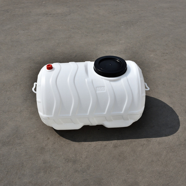 批发100L卧式塑料水桶，家用卧式水槽，可选配加球阀门水龙头开关