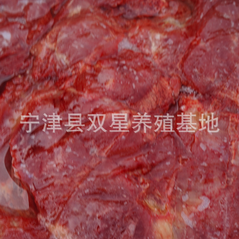 蒙古进口鲜马肉 活马屠宰脖头肉产地直销 天然食品新鲜马肉示例图3