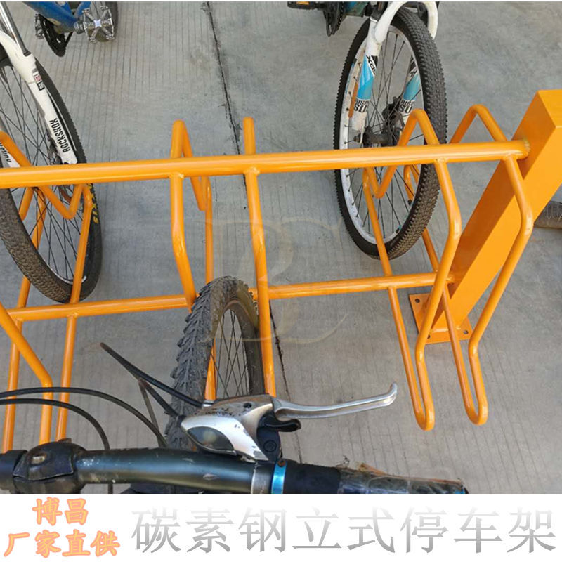 共享单车停车架立体插入式卡位自行车停放架Q235碳素钢材质热镀锌示例图6