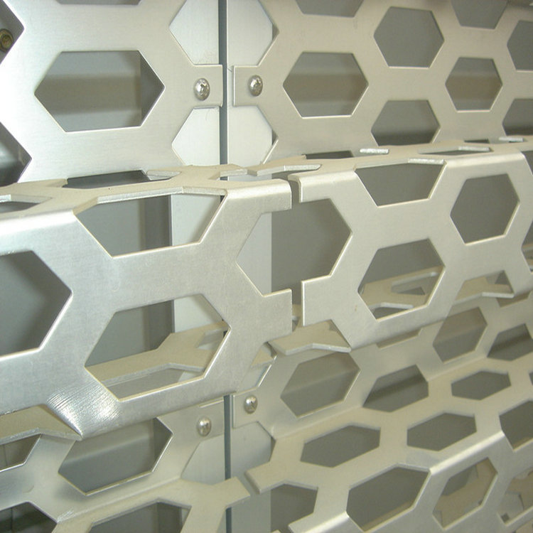 铝板冲孔板 装饰冲孔网 汽车4S店装饰网板 铝单片网板示例图11