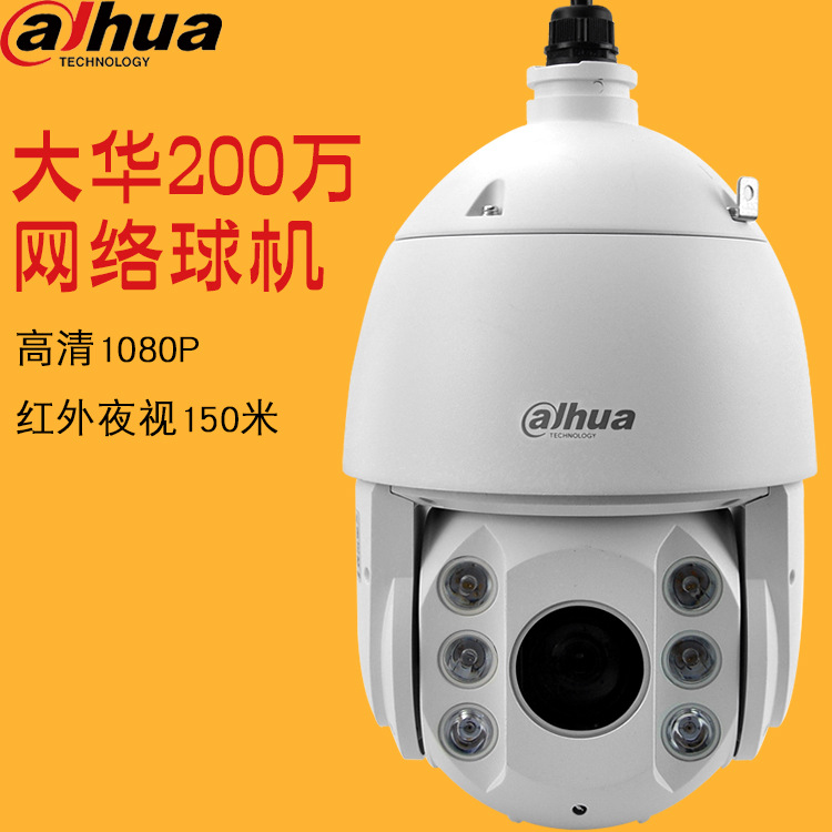 大华红外网络球机200万高清智能1080P监控球机DH-SD6C82E-GN Dahua/大华