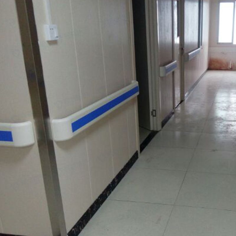 医院造型扶手PVC老年公寓走廊墙壁专用铝合金医院防撞扶手山东