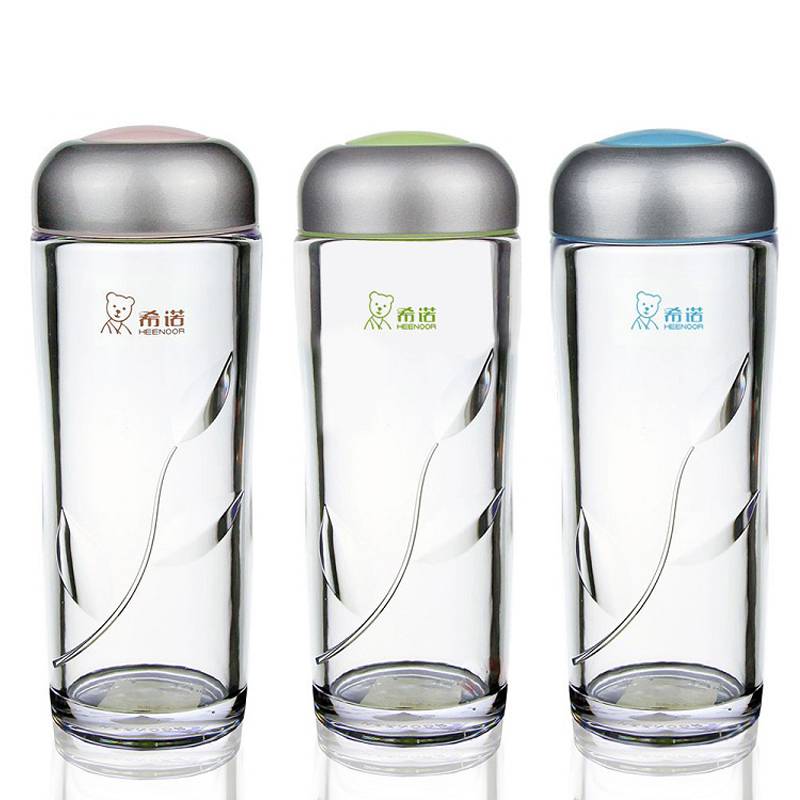 希诺塑料杯批发定制总代理 女士学生便携耐热喝水杯子XN-8001/8002