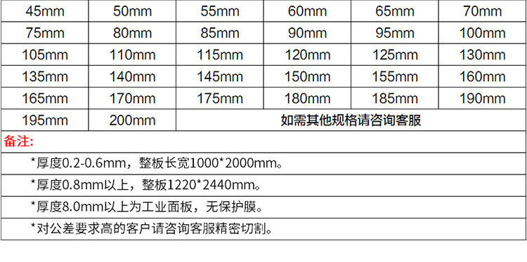 2mm厚光面ACP5080铝板 5080易切削铝板 5080无气孔铝板示例图2